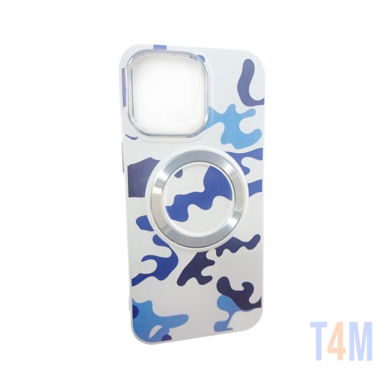 Capa Magnética Designer para iPhone 14 Pro Max Branco